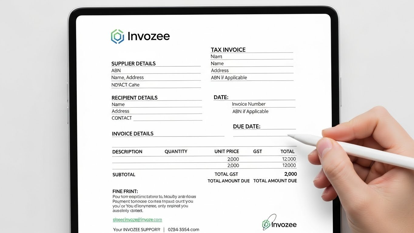 ATO Tax Invoice Template