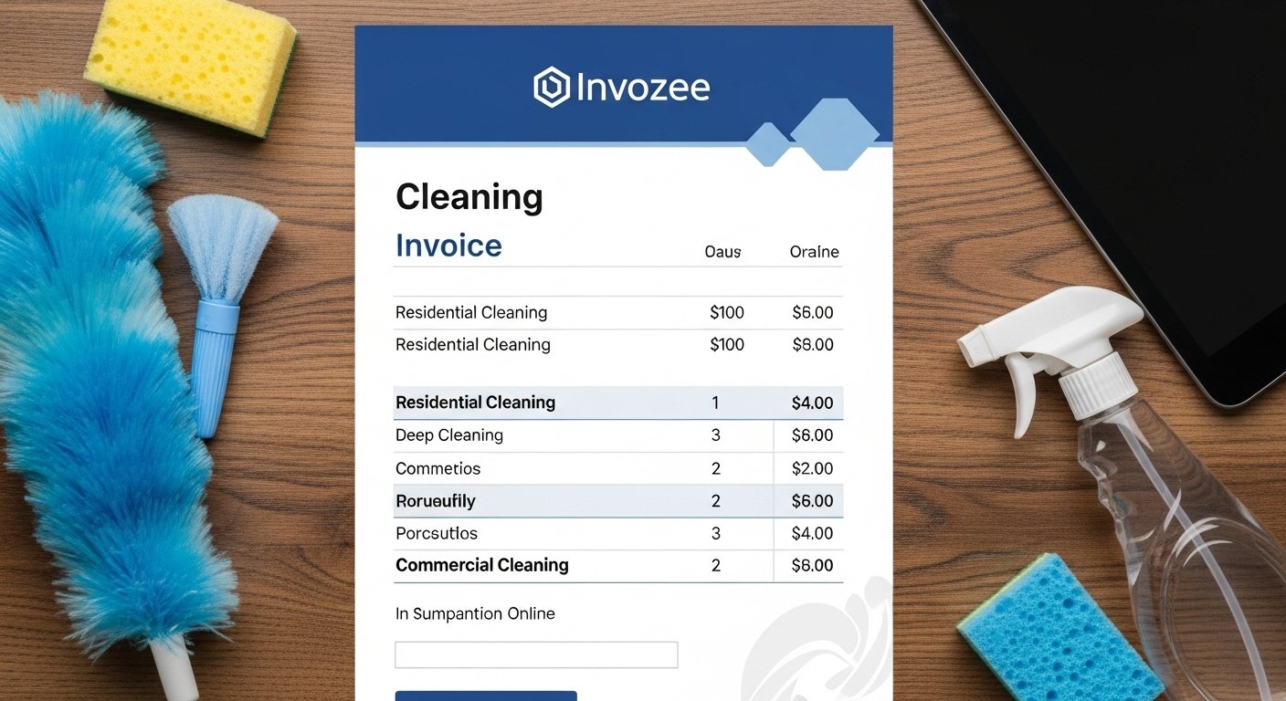 Cleaning invoice template example
