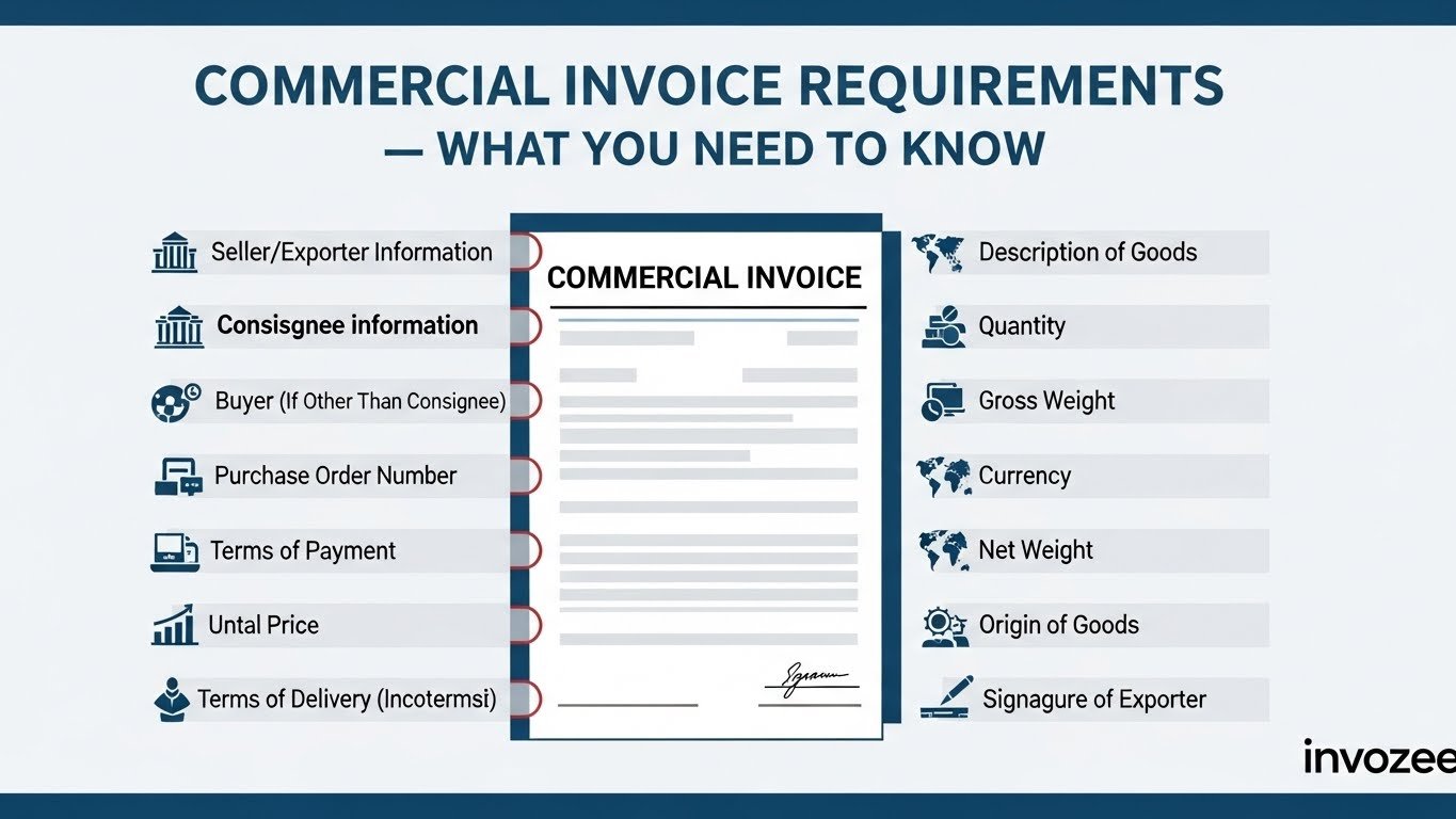 Commercial Invoice Requirements