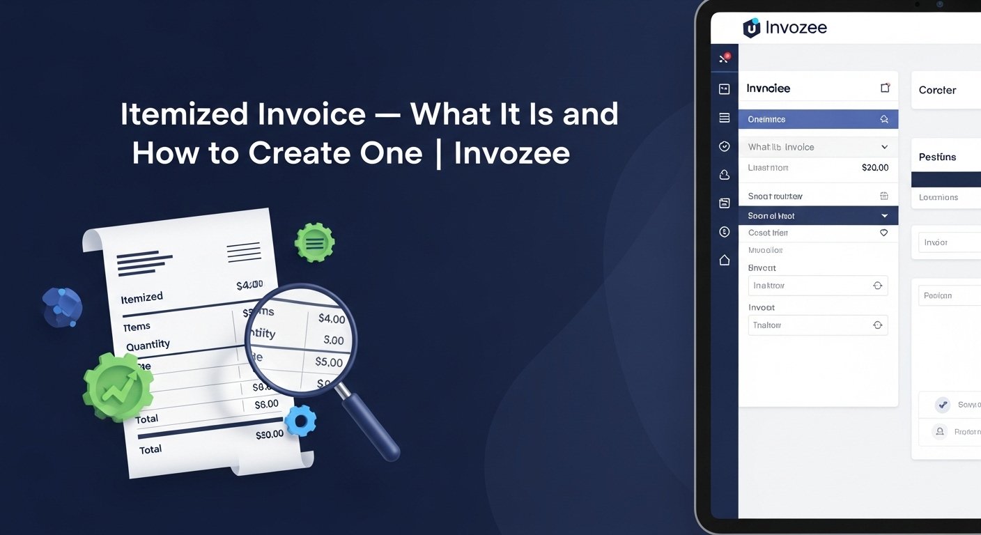 Itemized Invoice Example