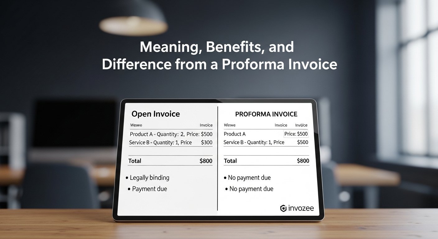 Open invoice guide