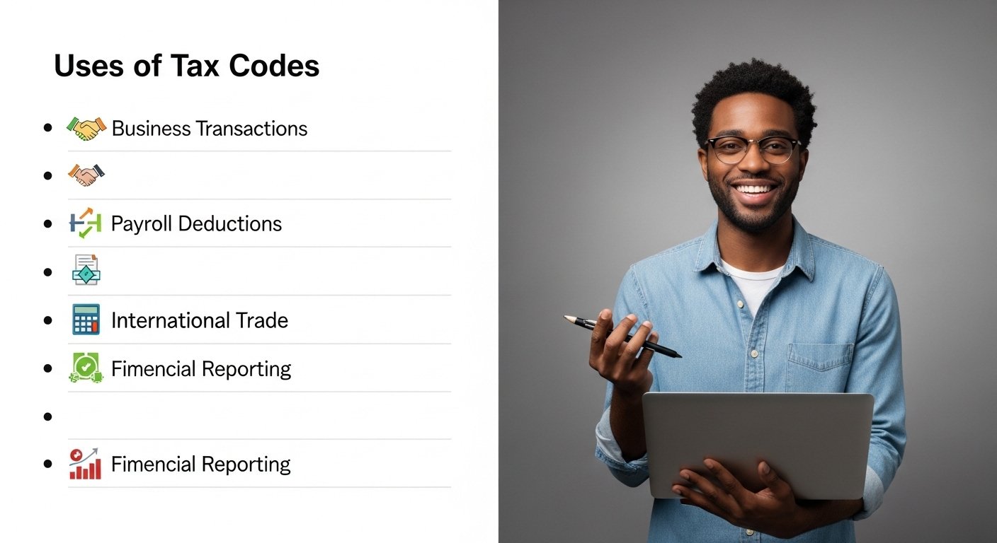 Tax code explanation for invoicing