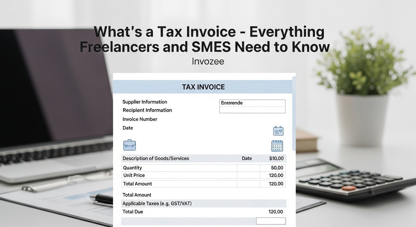 What’s a tax invoice – Learn how to create one online